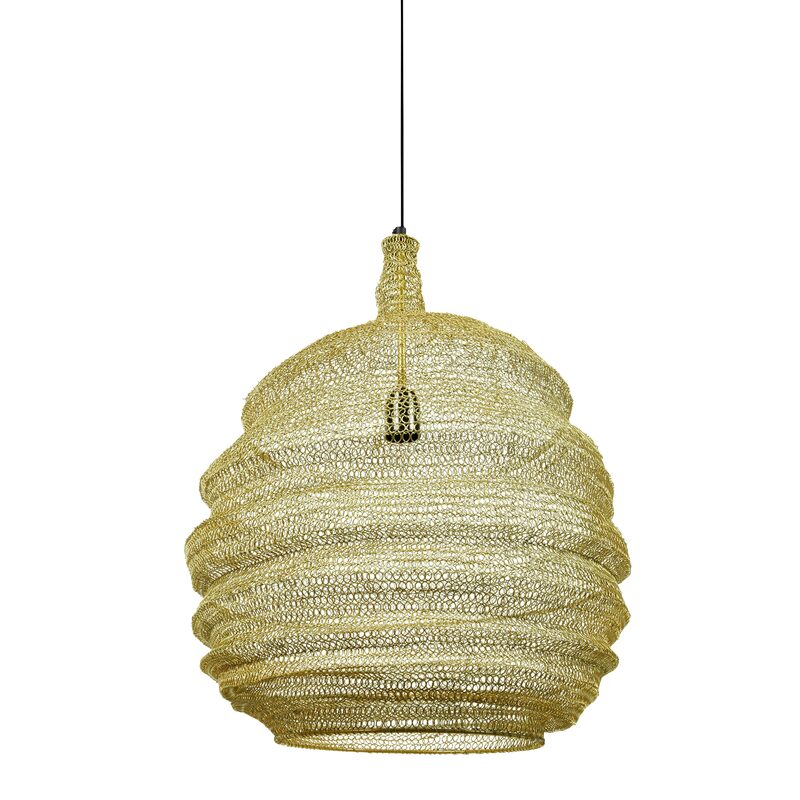Suspension ZETA coloris or  65 x 43,5 cm