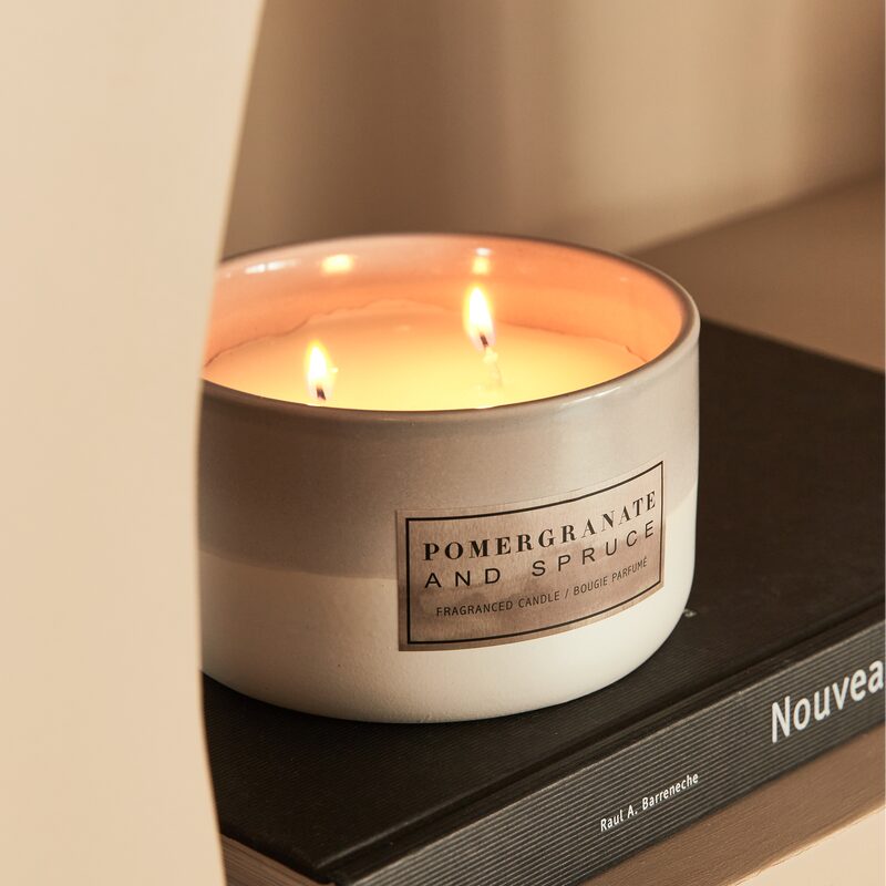 Bougie parfumée POMEL grenade et épicéa