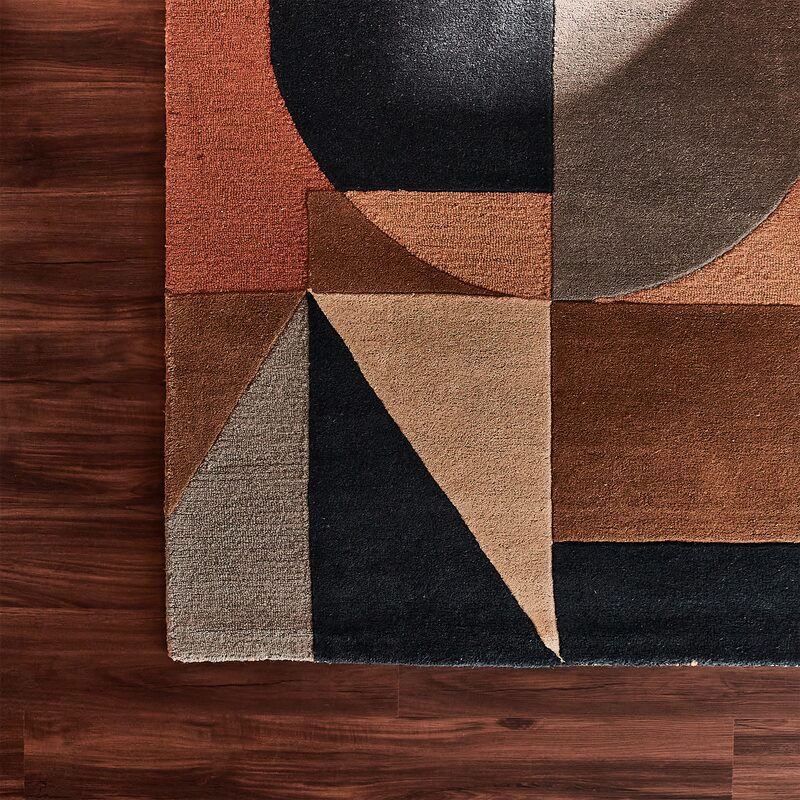 Tapis ERIN coloris brun 120 x 170 cm