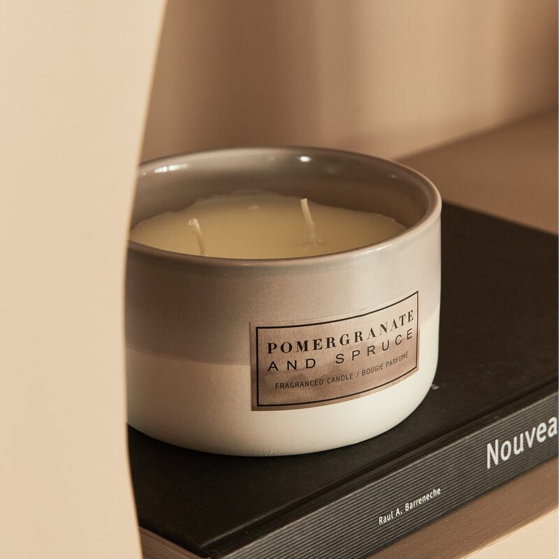 Bougie parfumée POMEL grenade et épicéa