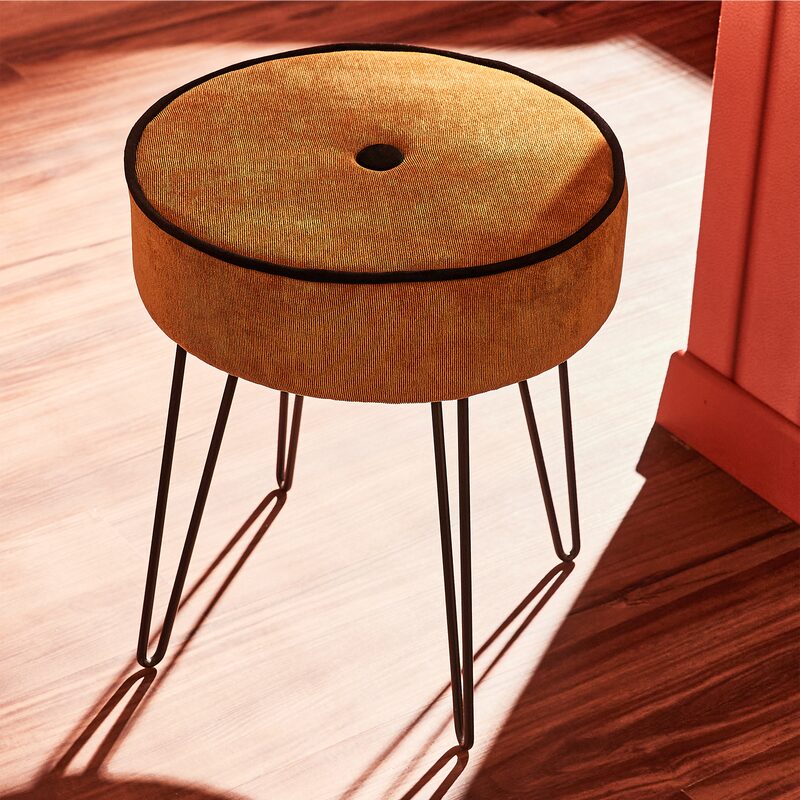 Tabouret COSTA coloris curry