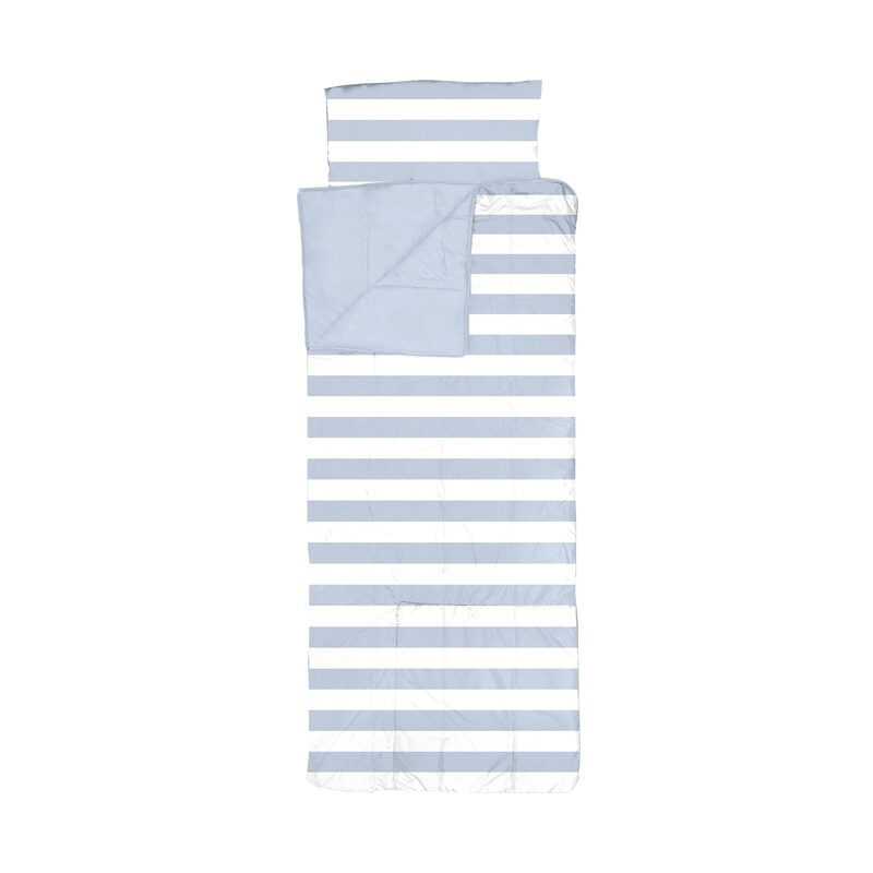 Sac de couchage KALAHARI coloris blanc / bleu 75 x 170 cm
