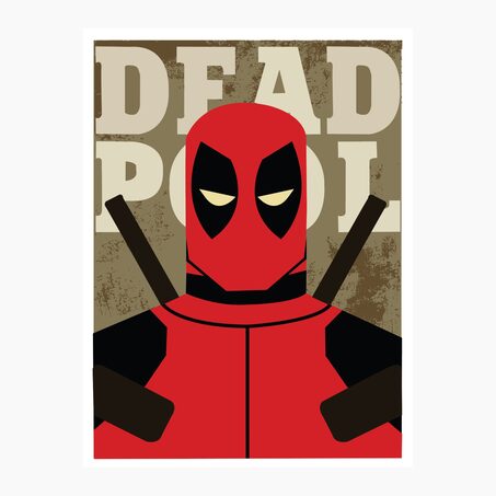 Blue Shaker Affiche DEADPOOL 30 x 40 cm