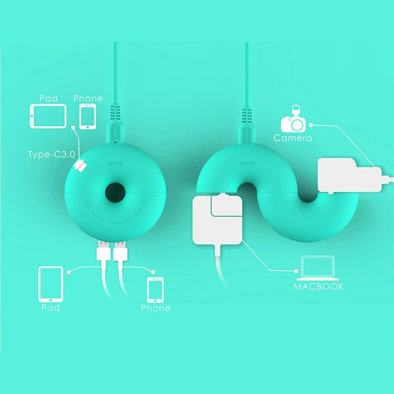 Chargeur DONUT coloris vert