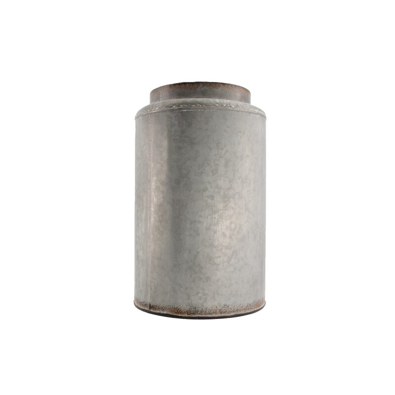 Vase LARRY L coloris Gris clair