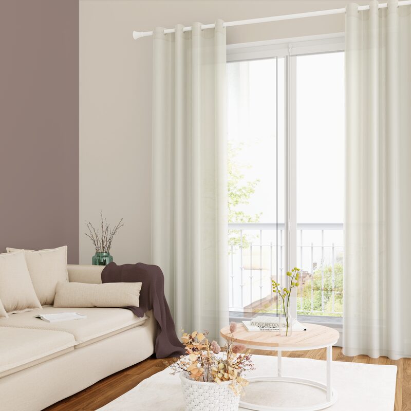 Voilage PINGALA coloris naturel 140 x 240 cm