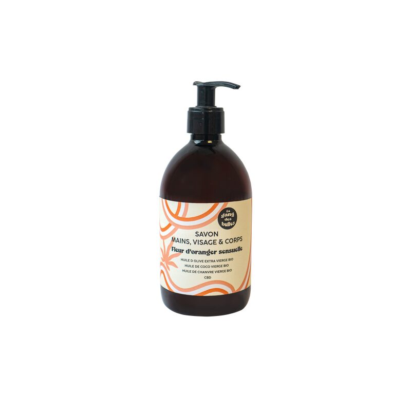Savon liquide MAINS, VISAGE & CORPS Fleur d'oranger