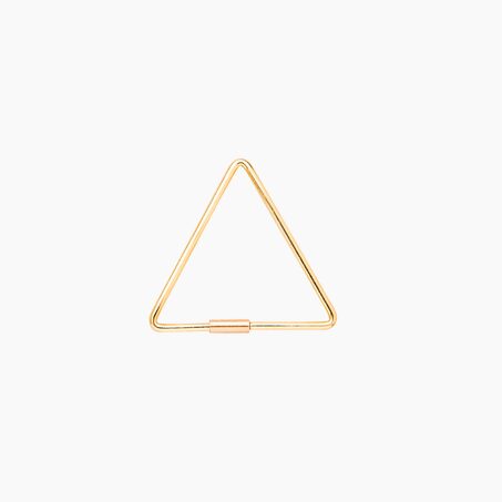 Donkey Porte clef TRIANGLE coloris or