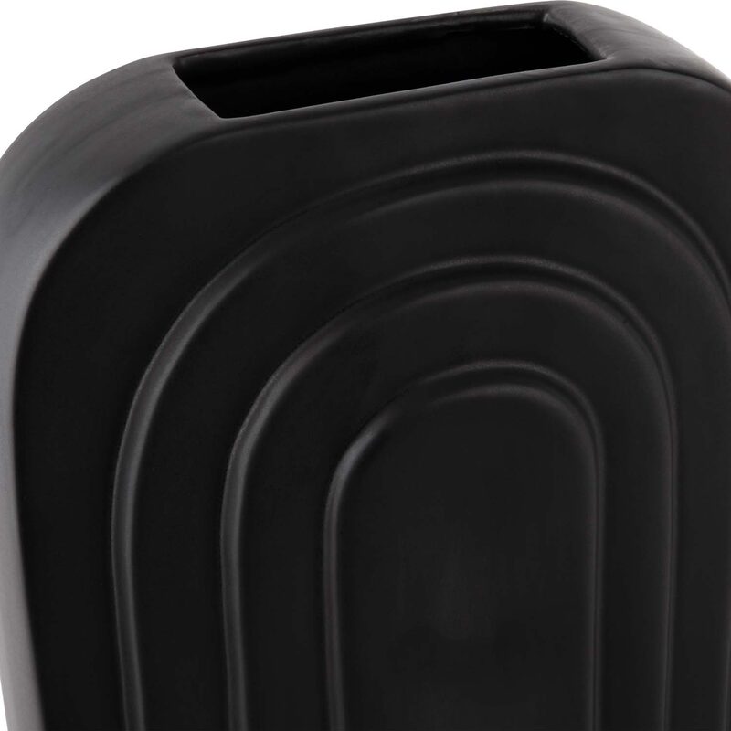 Vase ARC MATT GM coloris noir