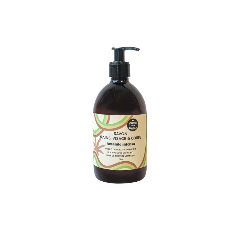 Savon liquide MAINS, VISAGE & CORPS AMANDE INTENSE