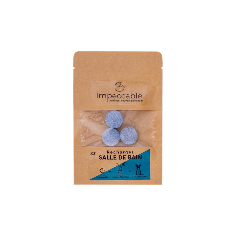 Produit d'entretien PASTILLES SALLE DE BAIN coloris papier craft