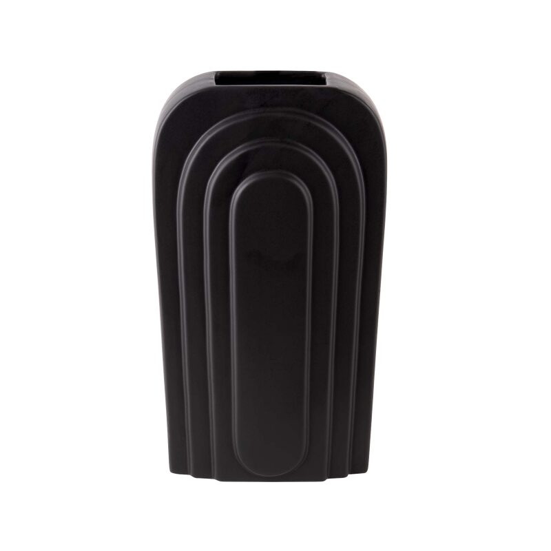 Vase ARC MATT GM coloris noir