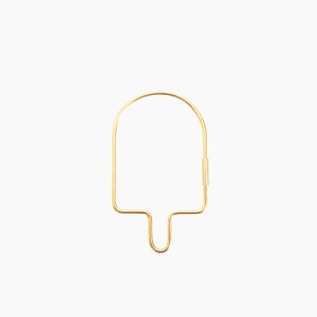 Donkey Porte clef GLACE coloris or