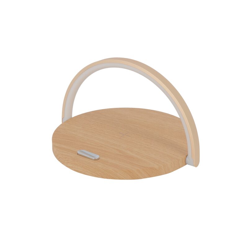 Chargeur LED CHEVET coloris bois