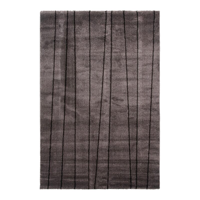 Tapis CYRIUS coloris Grey black 160 x 230 cm