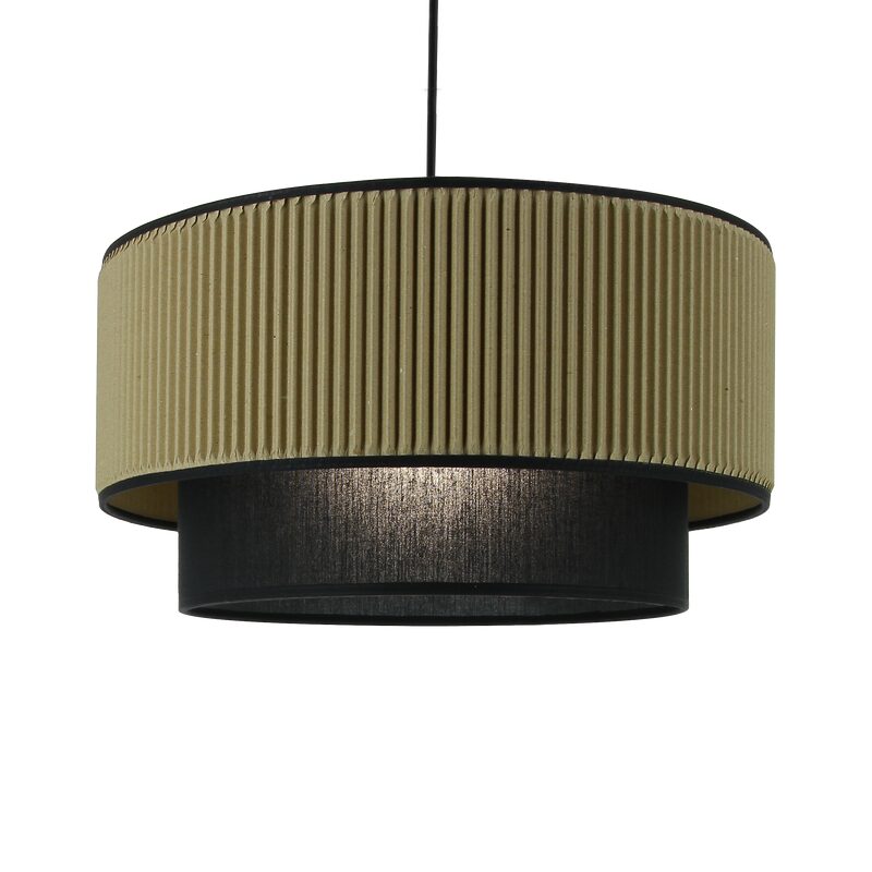 Suspension KA NATT coloris brun et noir 19,5 x 38 cm