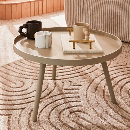 Table d'appoint MESA coloris Antique Beige