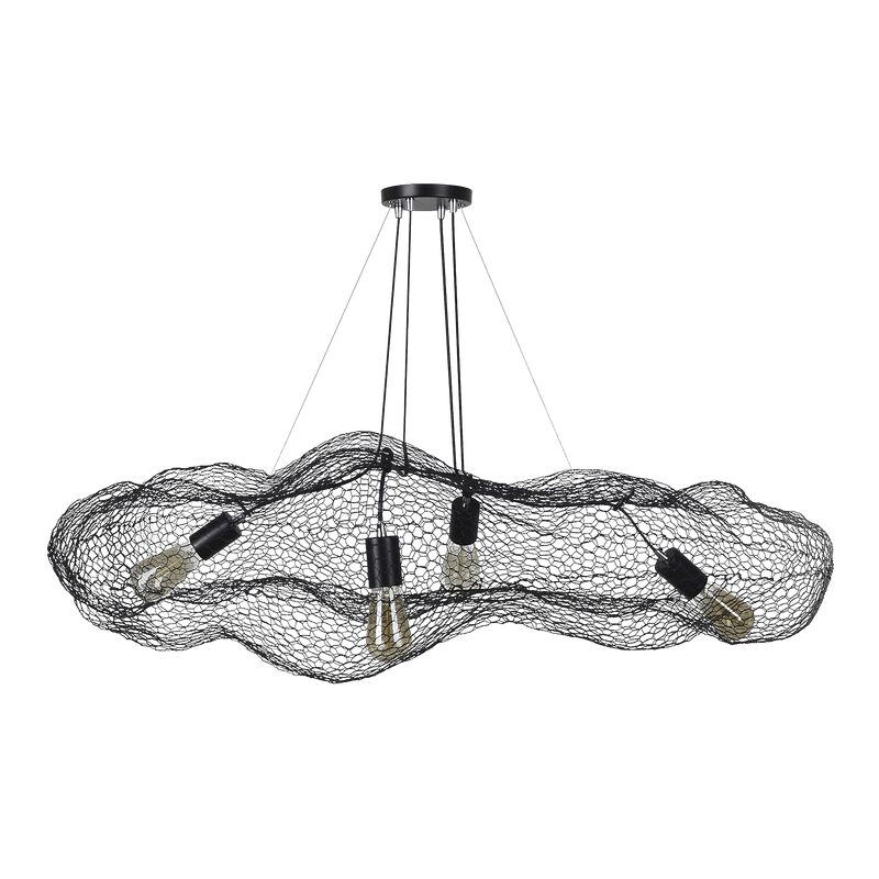Suspension CLOUD coloris noir 15 x 111 cm