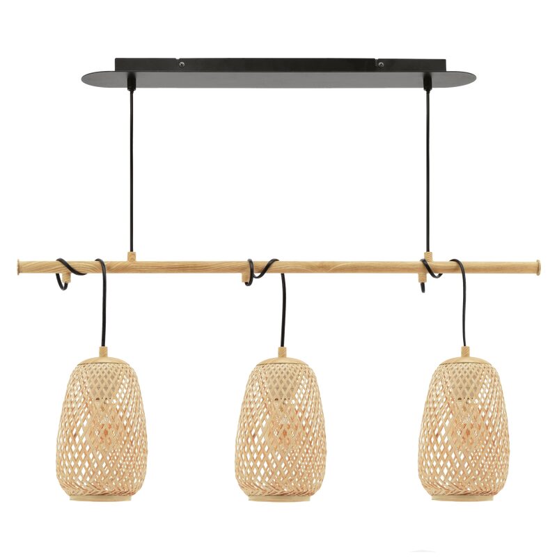 Suspension KATCHA coloris bambou 65 x 79,5 cm