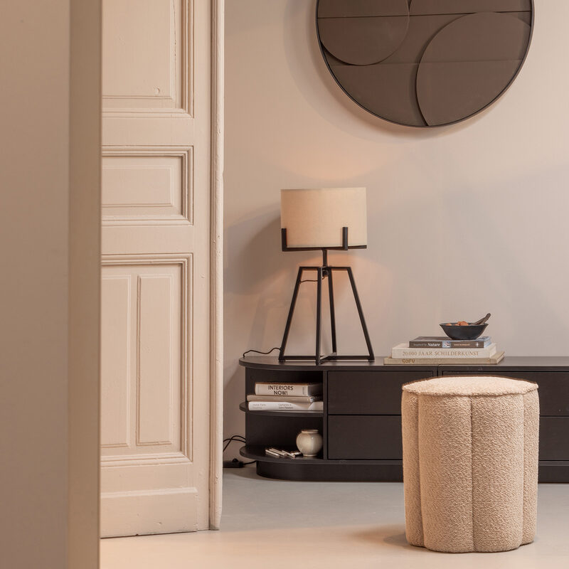 Pouf OLLIA coloris beige
