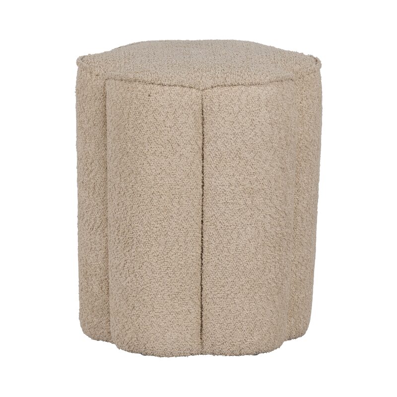 Pouf OLLIA coloris beige
