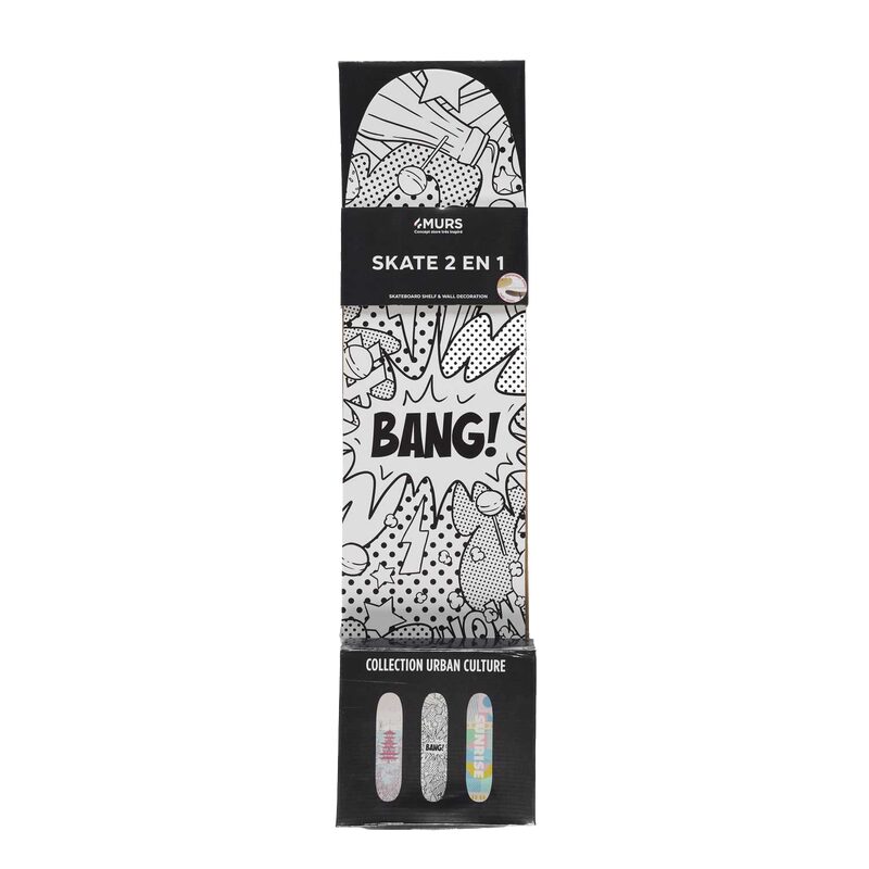 Etagère POP BANG coloris noir et blanc