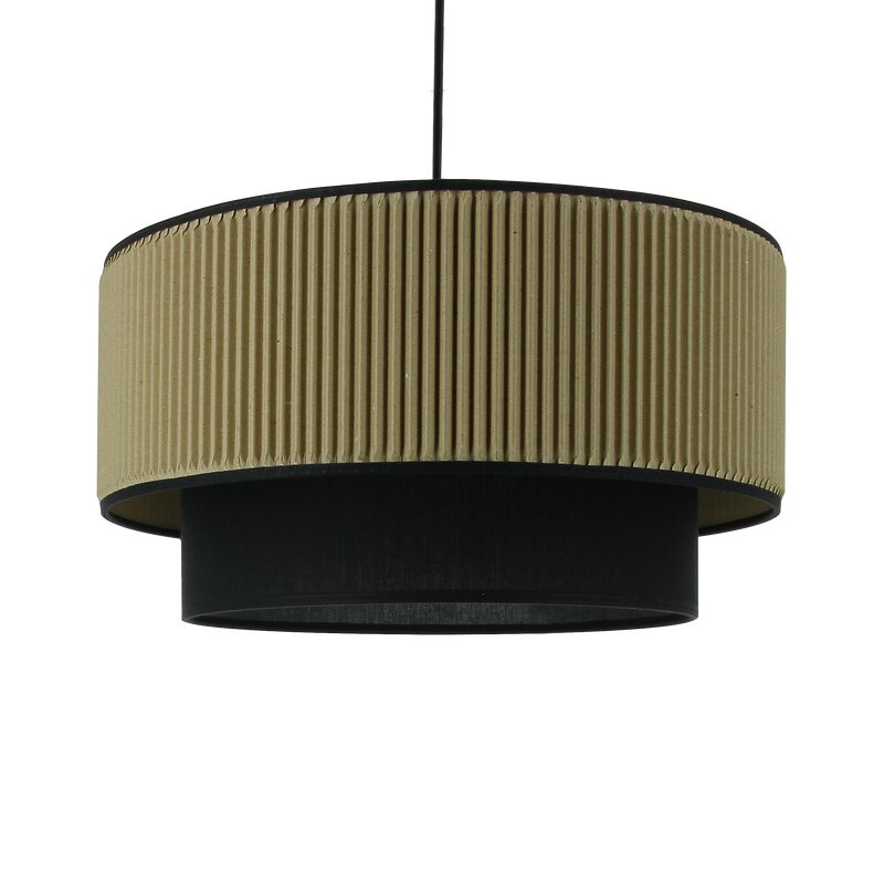 Suspension KA NATT coloris brun et noir 19,5 x 38 cm