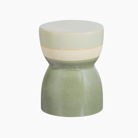 BePure Table d'appoint GLAZED coloris vert jade