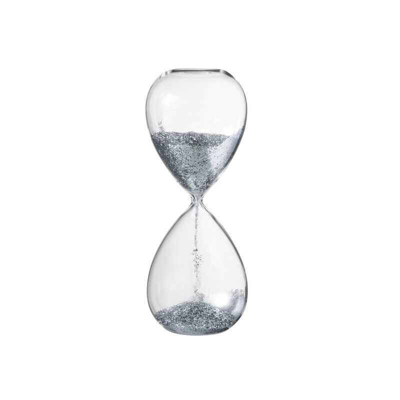 Sablier NERIM coloris argent