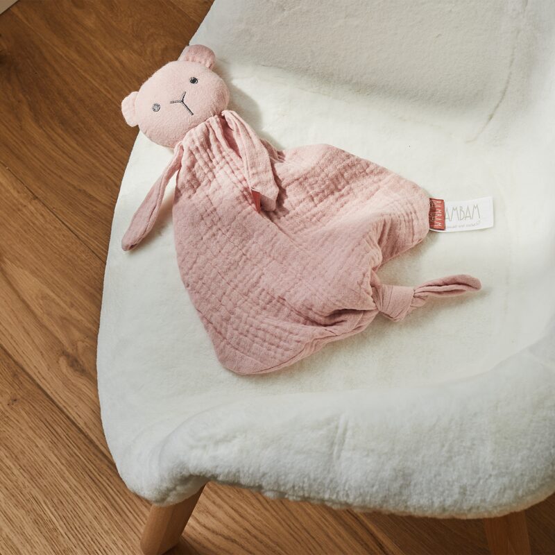 Doudou OURSON rose