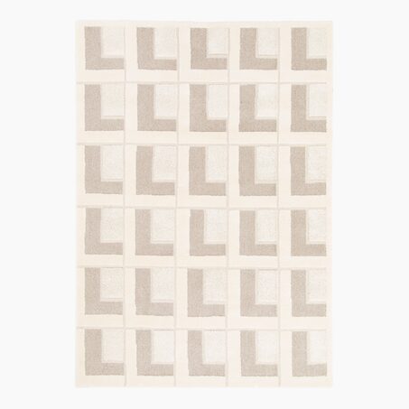 Tapis KLEIA coloris beige 160 x 230 cm