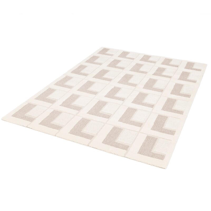 Tapis KLEIA coloris beige 120 x 170 cm