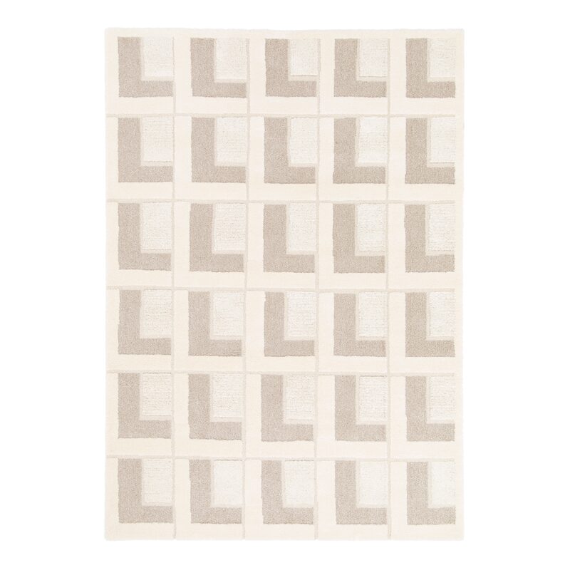 Tapis KLEIA coloris beige 120 x 170 cm