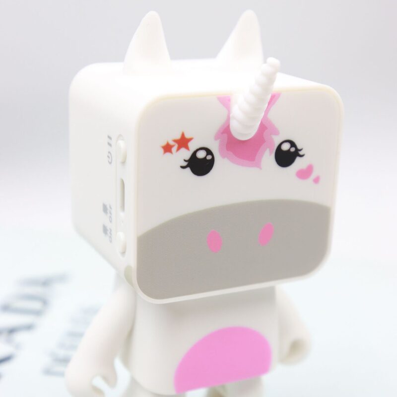 Enceinte DANCING ANIMAL LICORNE coloris blanc