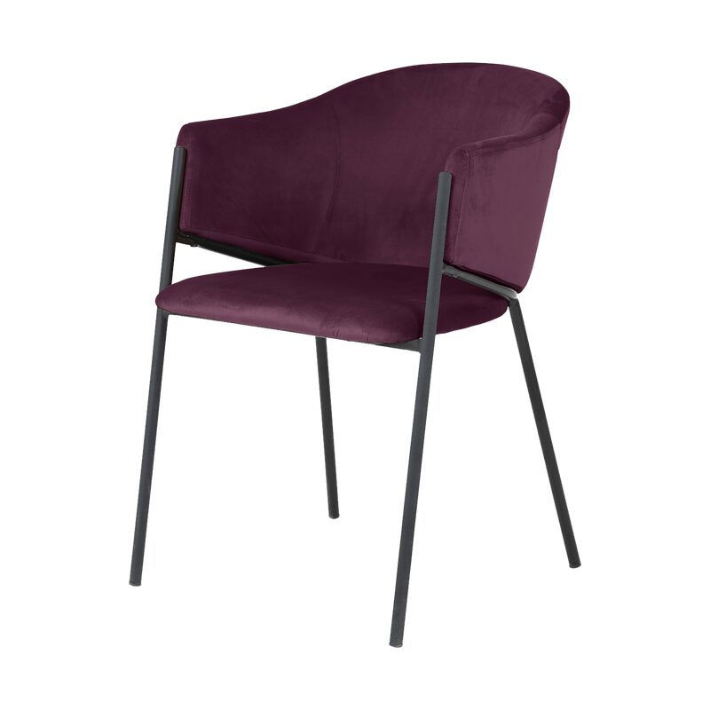 Fauteuil CYRUS coloris bordeaux