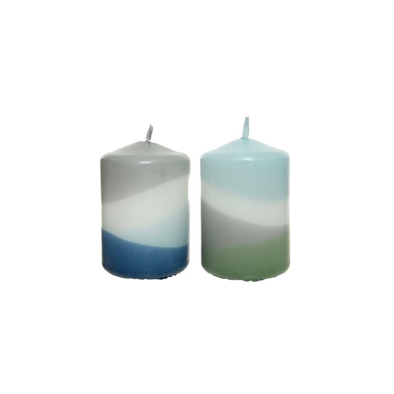 Bougie DIAGONALO coloris multicolore