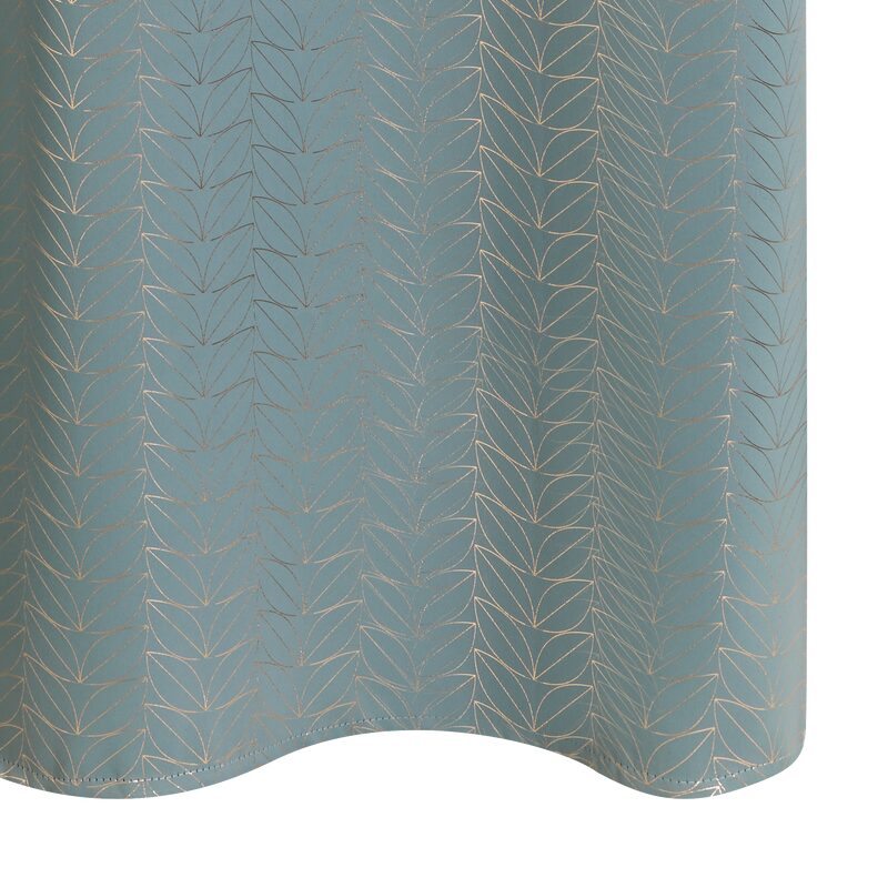 Rideau occultant ARUNDA coloris vert d'eau 140 x 260 cm