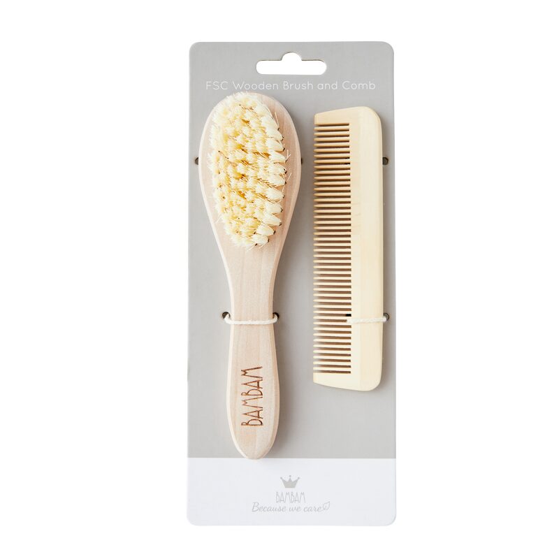 Coffret cosmétique PEIGNE ET BROSSE coloris beige