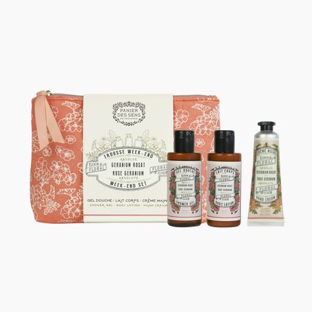 Panier des sens Coffret cosmétique TROUSSE WEEK-END GÉRANIUM Géranium