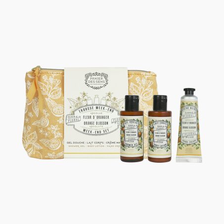 Panier des sens Coffret cosmétique TROUSSE WEEK-END FLEUR D'ORANGER fleur d'oranger
