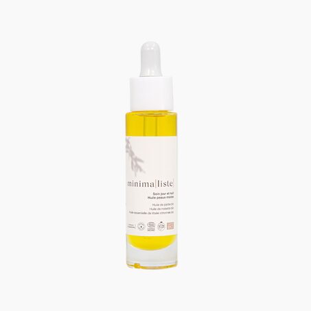 Minima(liste) Huile corps et visage PEAUX MIXTES 30ML