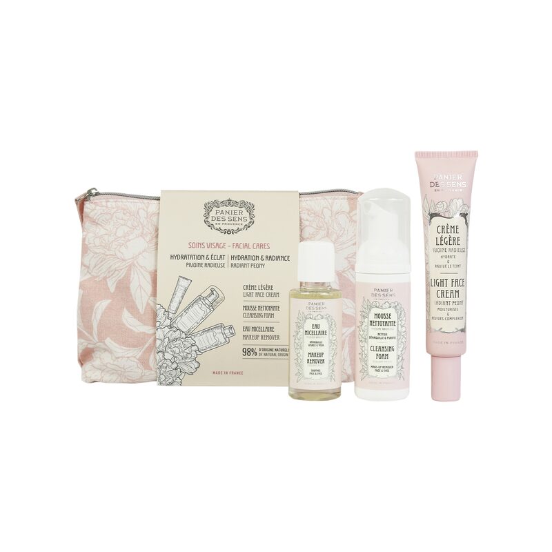 Coffret cosmétique TROUSSE SOIN VISAGE PIVOINE pivoine