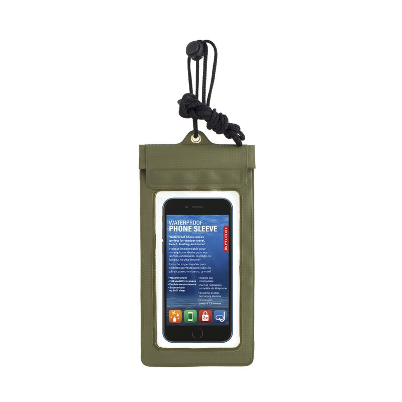 Porte-téléphone POCHETTE POUR SMARTPHONE WATERPROOF coloris vert