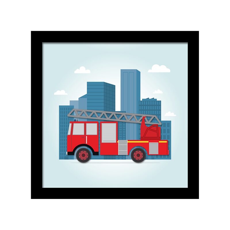 Tableau embelli POLICE SECOURS coloris bleu