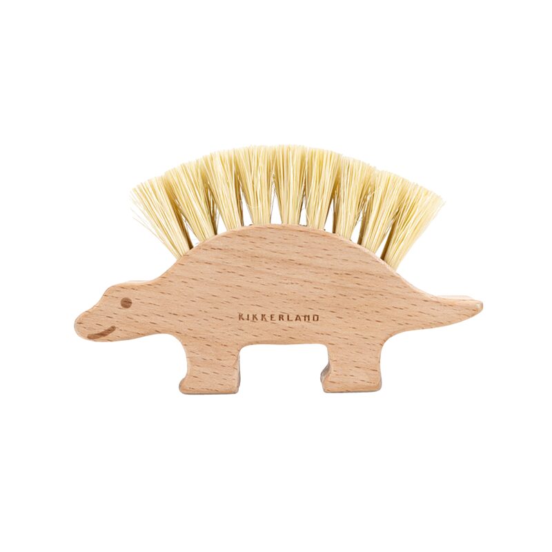 Brosse à récurer DINO coloris bois