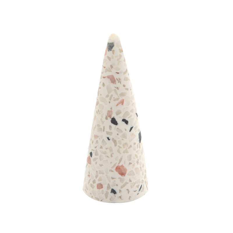 Boîte de rangement TERRAZZO coloris blanc