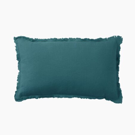 Coussin NAYA coloris Blue lake 30 x 50 cm