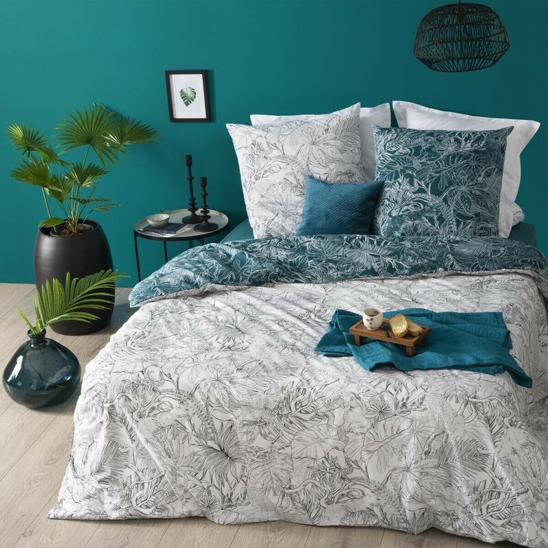 Parure de lit en toile de coton THALIA 240 x 220 cm