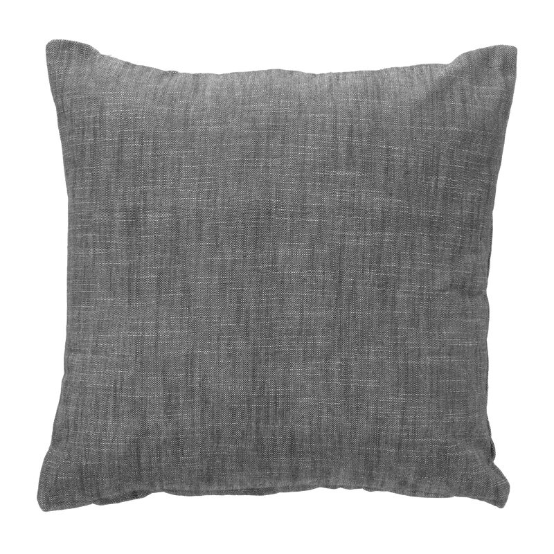 Coussin NATY coloris gris anthracite 45 x 45 cm