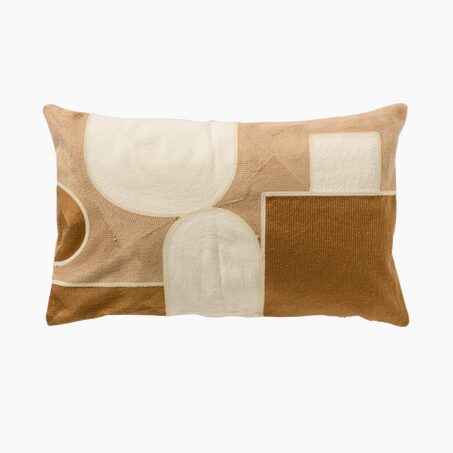 Coussin ZEND coloris beige 30 x 50 cm